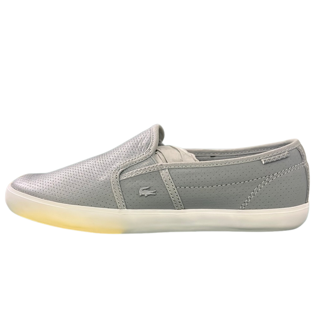 Lacoste Men's Gazon Sport PRM US Gray Slip Ons