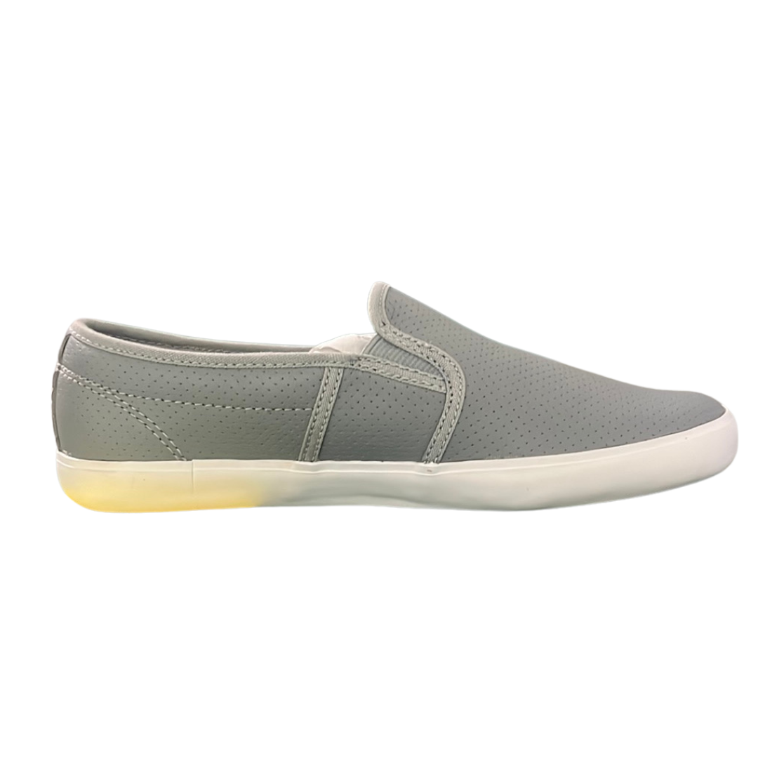 Lacoste Men's Gazon Sport PRM US Gray Slip Ons