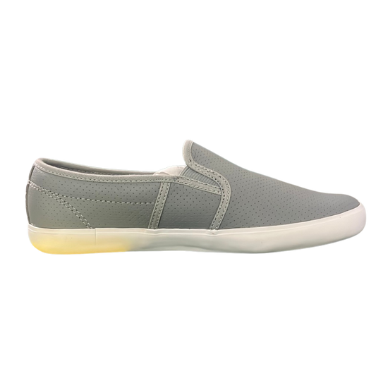 Lacoste Men's Gazon Sport PRM US Gray Slip Ons