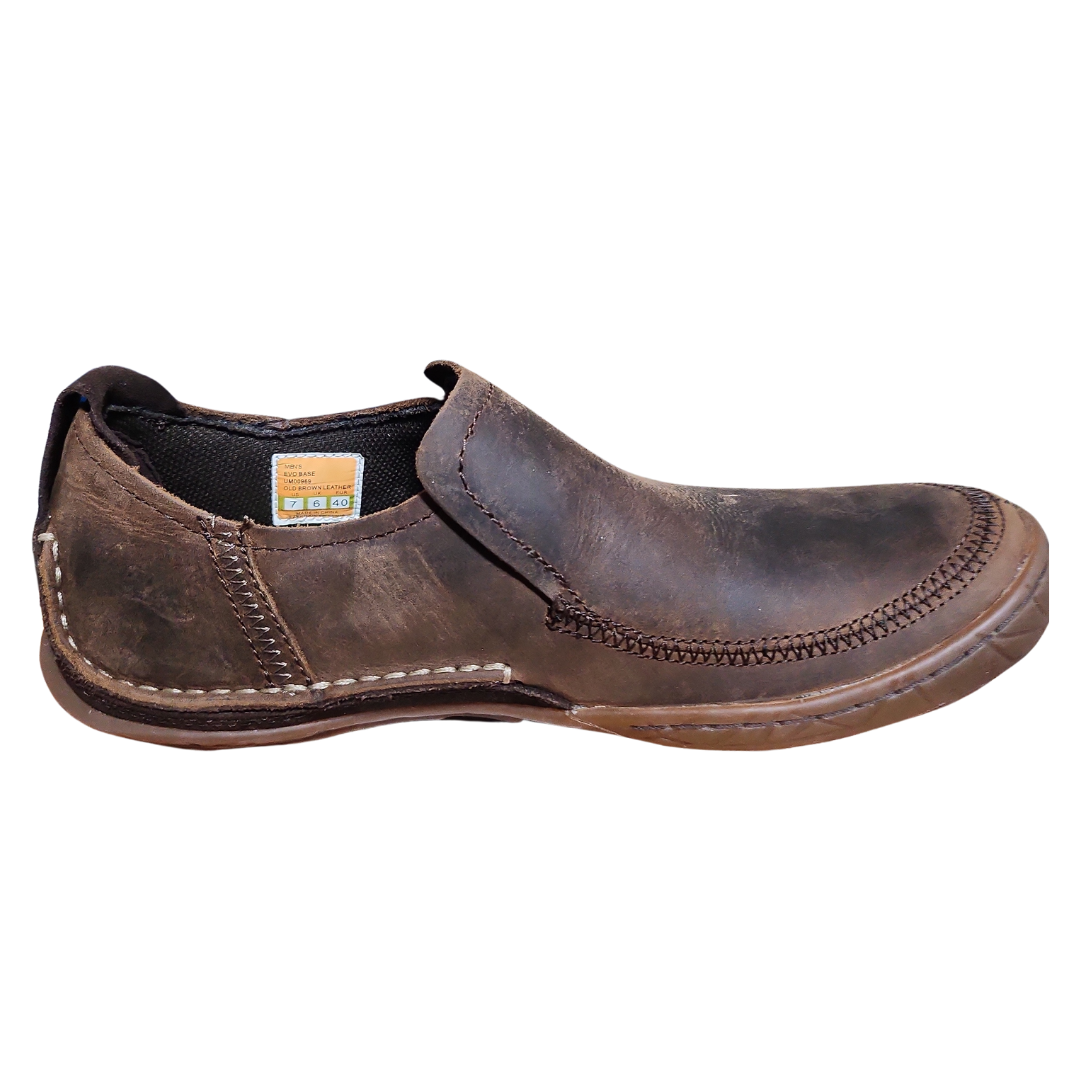 Cushe Evo Base Old Brown Leather Slip-Ons