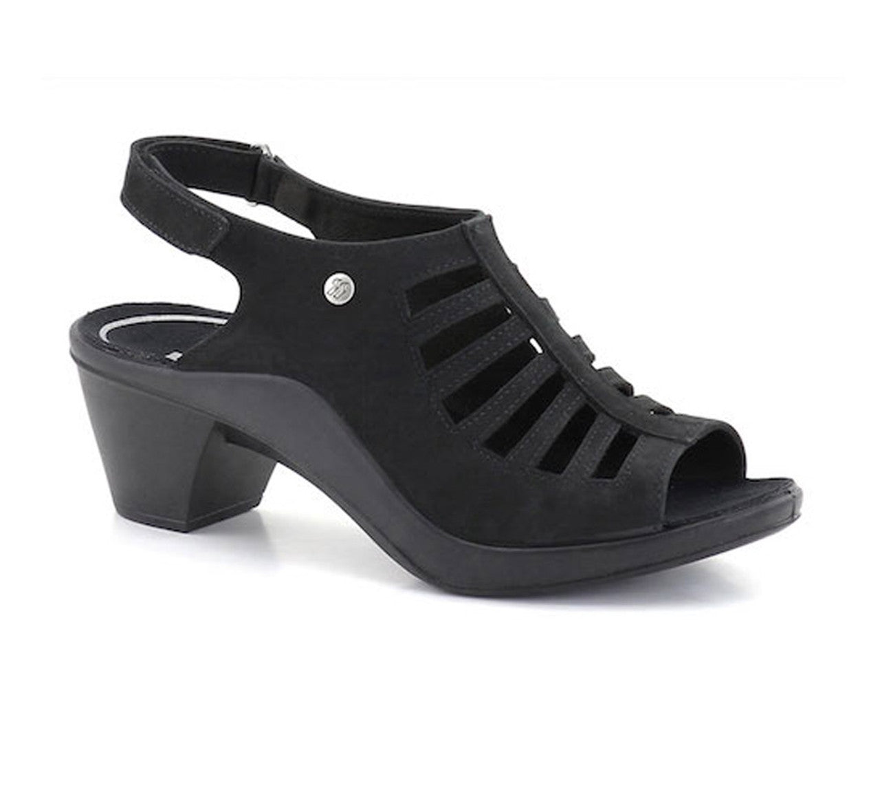 Romika Mokassetta287 Black Dress Sandals