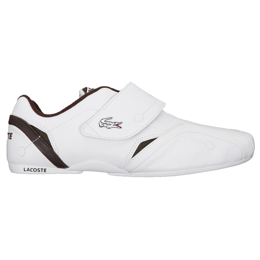 Lacoste Protect LSP SPM Leather White/Brown Mens Trainers