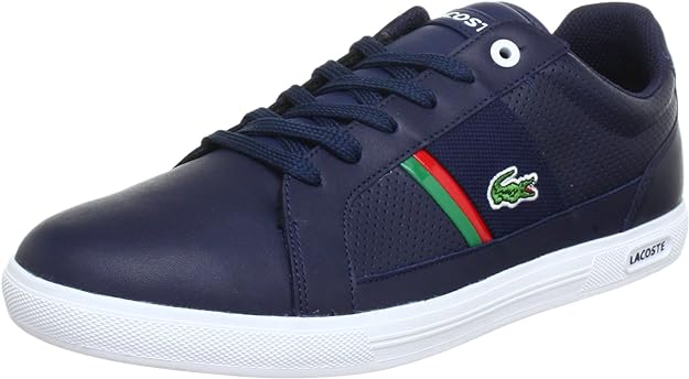 Lacoste Men's Europa Lace PIT SPJ Blue/Red Sneaker