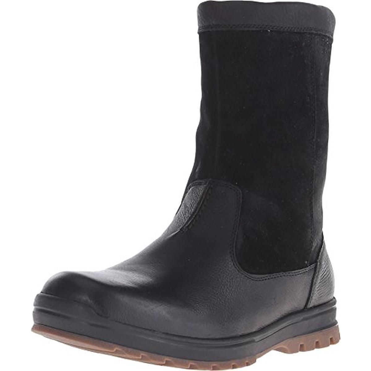 Hush Puppies Men's Gunner Abbott Black Leather Boots