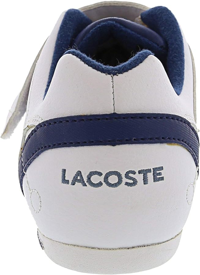 Lacoste Women's Protect Lpt SPJ Syn Ankle-High Leather Fashion Sneaker (White/Blue)